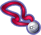 Silver medal animated emoticon