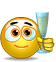 Drink toast smiley (Party emoticons)