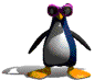 3D Penguin animated emoticon