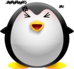 Angry Penguin emoticon (Penguin emoticons)