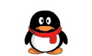 Crying Penguin animated emoticon