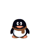 Evil Penguin animated emoticon