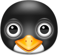 smilie of Linux Penguin Face