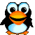 Rolling Penguin animated emoticon