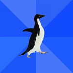 smilie of Socially Awkward Penguin Meme