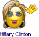Hillary Clinton emoticon (Politicians emoticons)