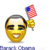 President Barack Obama animated emoticon