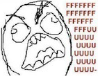 Angry Rage Face emoticon (Rage Emoticons)