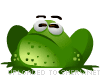 Green Frog animated emoticon