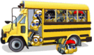 School bus emoticon (School emoticons)
