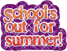 School's Out For Summer animated emoticon