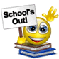 School's Out animated emoticon
