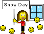 Snow Day emoticon (School emoticons)