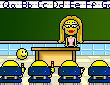 Teacher animated emoticon