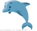 Dolphin emoticon (Sea Creatures Emoticons)