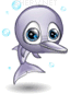 Dolphin animated emoticon