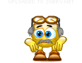 Troubled Old Man smiley (Seniors emoticons)
