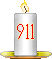 emoticon of 9-11 Candle