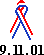 9-11 Ribbon emoticon