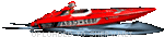 Racing boat animated emoticon