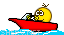 Speedboat animated emoticon