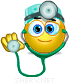 Doctor with Stethoscope smilie