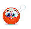 High fever animated emoticon