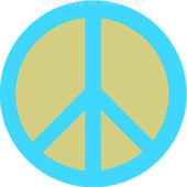 Peace Symbol emoticon (Symbols and Signs emoticons)