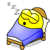 sleeping emoticon