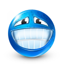 Cheesy smile emoticon (Smiling emoticons)