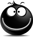 Happy face guy emoticon