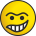 MSN Cheeky Smile emoticon (Smiling emoticons)