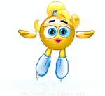 Ice Skater animated emoticon