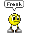 emoticon of Freak