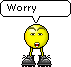 Worry Wart animated emoticon