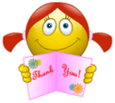 Thank You Card emoticon