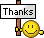thanks sign smiley