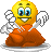 Carving Turkey emoticon (Thanksgiving smileys)