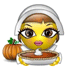 Pumpkin Pie emoticon (Thanksgiving smileys)