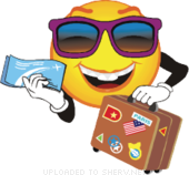 emoticon of Holiday Ticket