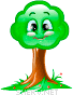 Happy Tree emoticon (Trees and plants emoticons)