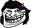 emoticon of Black Troll