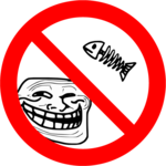 do not feed the trolls smiley