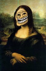 Mona Lisa Troll Face emoticon