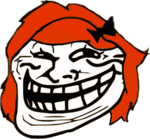 smiley of red troll