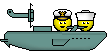 Submarine animated emoticon