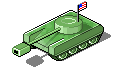 Tank emoticon (Army and War emoticons)