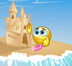 Sand Castle animated emoticon