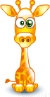 Giraffe animated emoticon