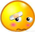 Ashamed emoticon (Yellow Face Emoticons)